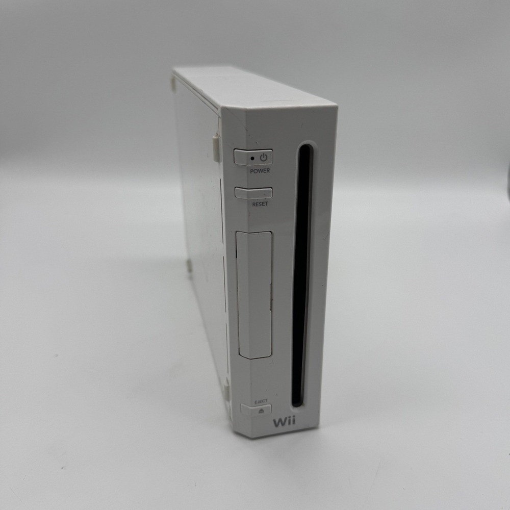 Nintendo Wii Gamecube Compatible Console Only White RVL-001 Tested Working